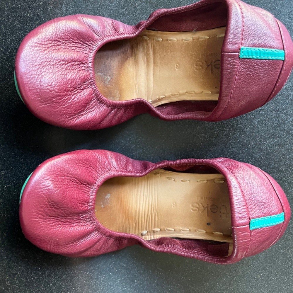 Tieks Burgundy Size 8